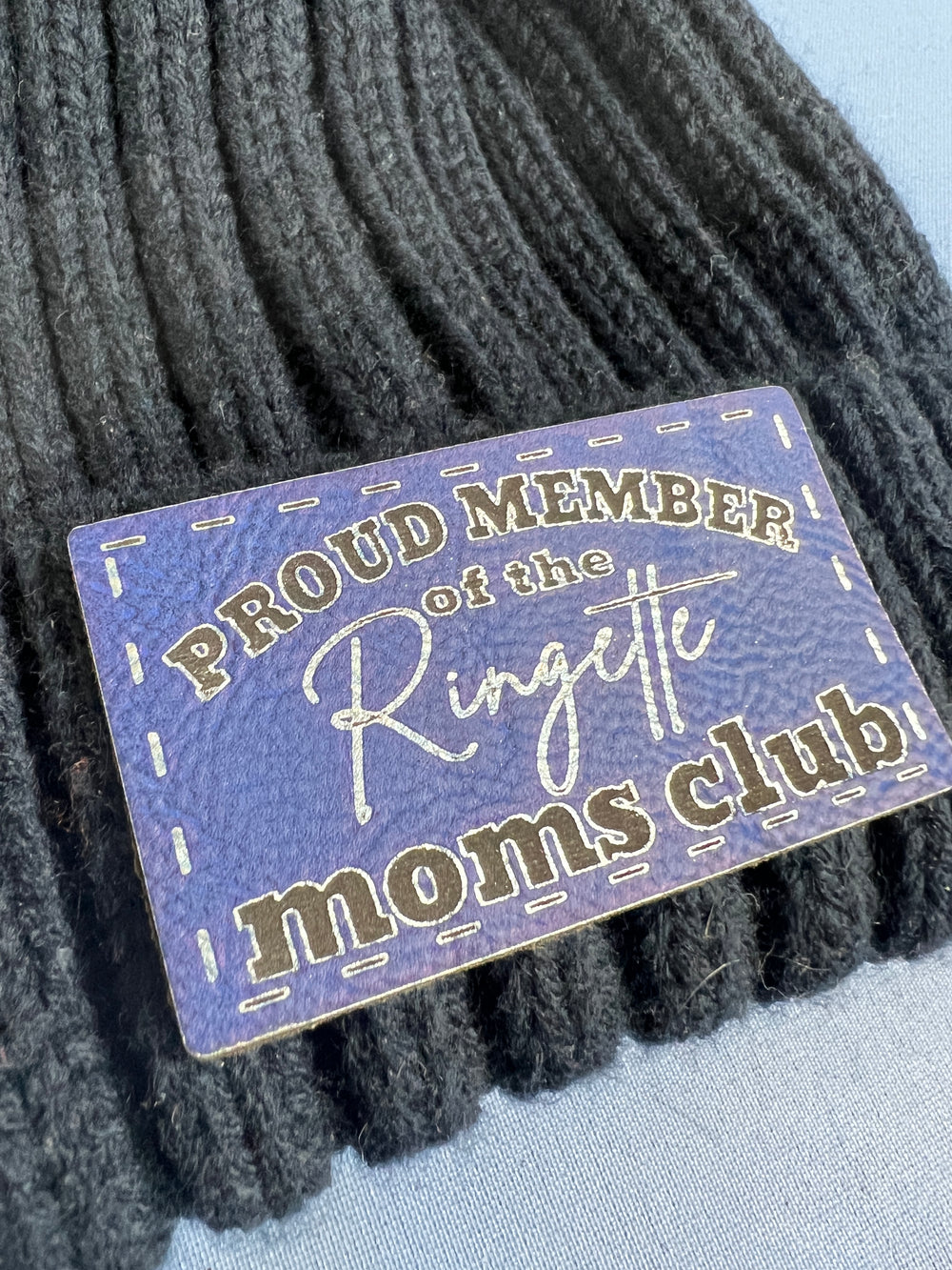 Ringette Moms Club Patch Toque-Navy