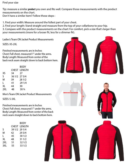 Ringette Ontario Red Jacket