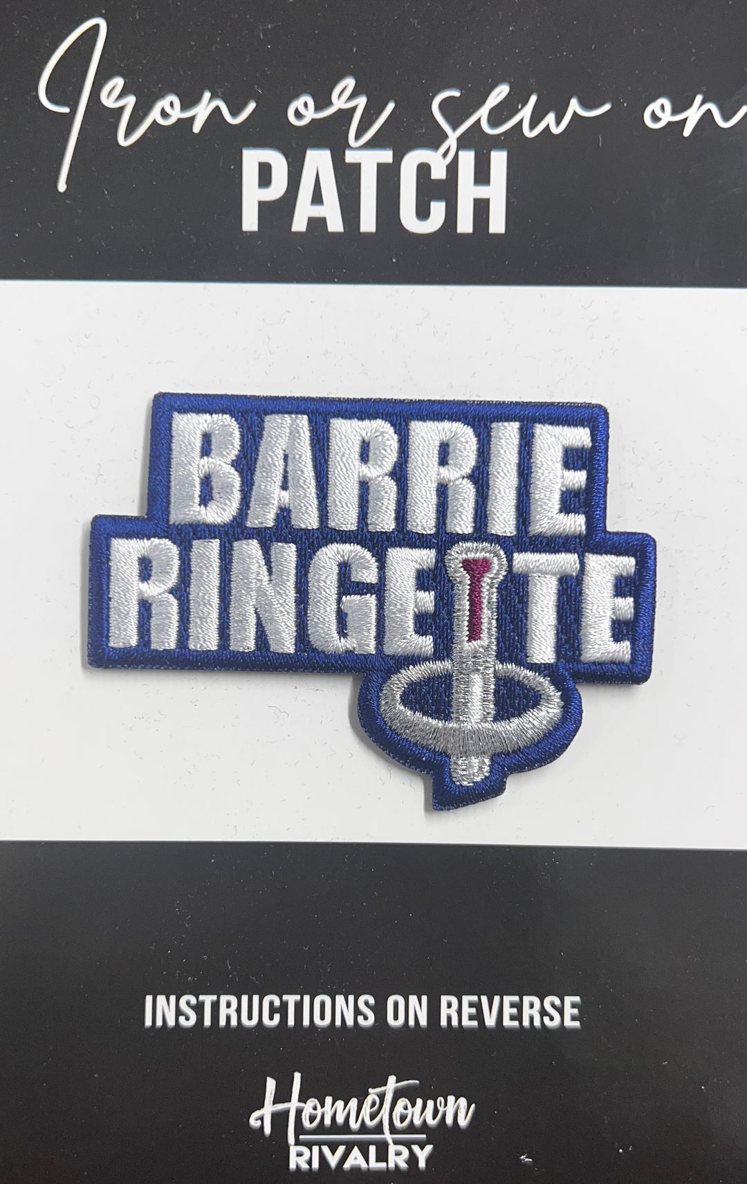 Barrie Blizzard Ringette Patch