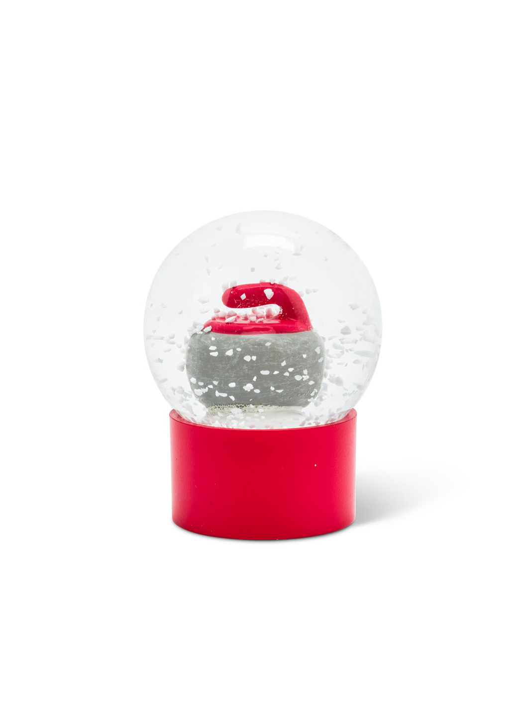 Curling Rock Mini Snow Globe