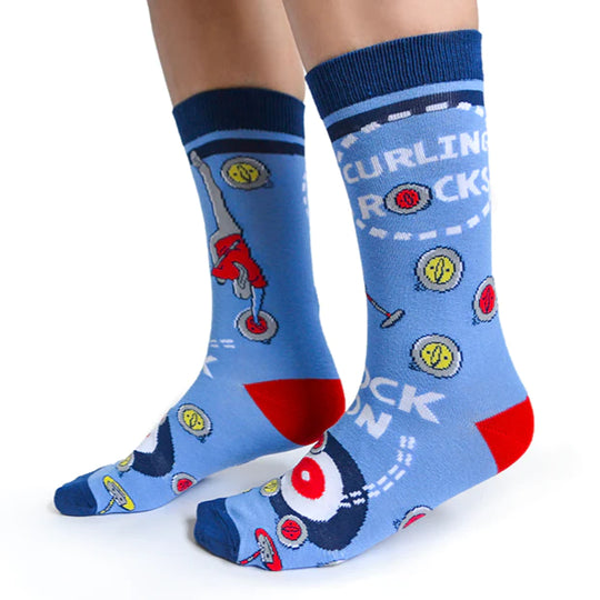 Curling Rocks Ladies Socks