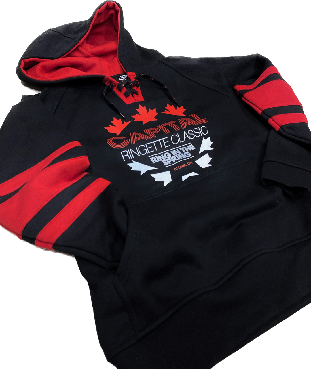 Capital Ringette Classic Skate Lace Hoodie-ADULT