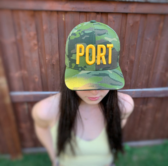 Multicam® PORT Snapback Cap-Yellow Gold